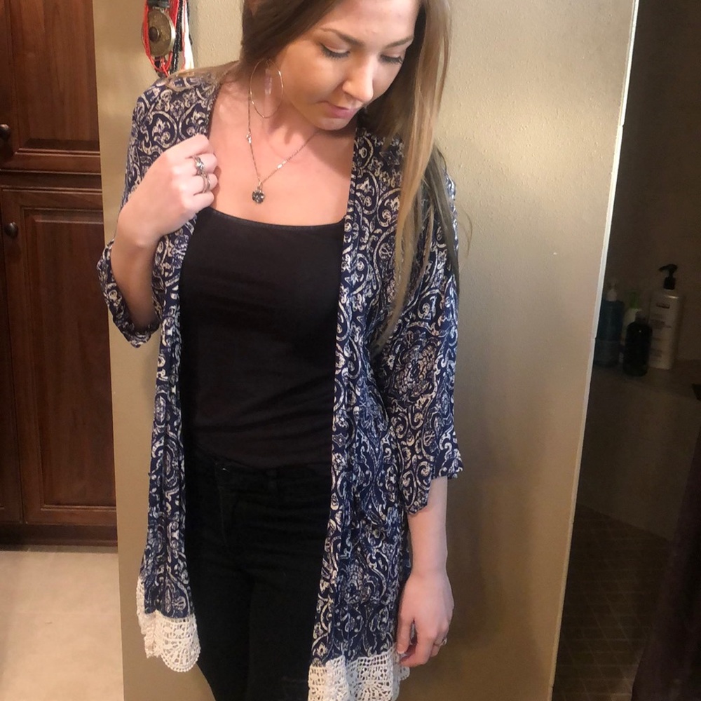 Floral cardigan
